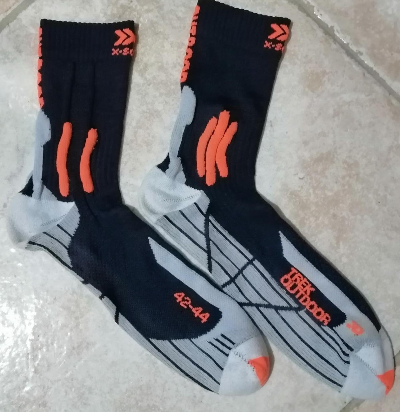 X-Socks Trek Outdoor 4.0 Calzini Trekking Blu/Arancione