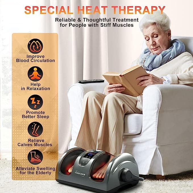 Tisscare Foot Massagers massaggiapiedi shiatsu con calore