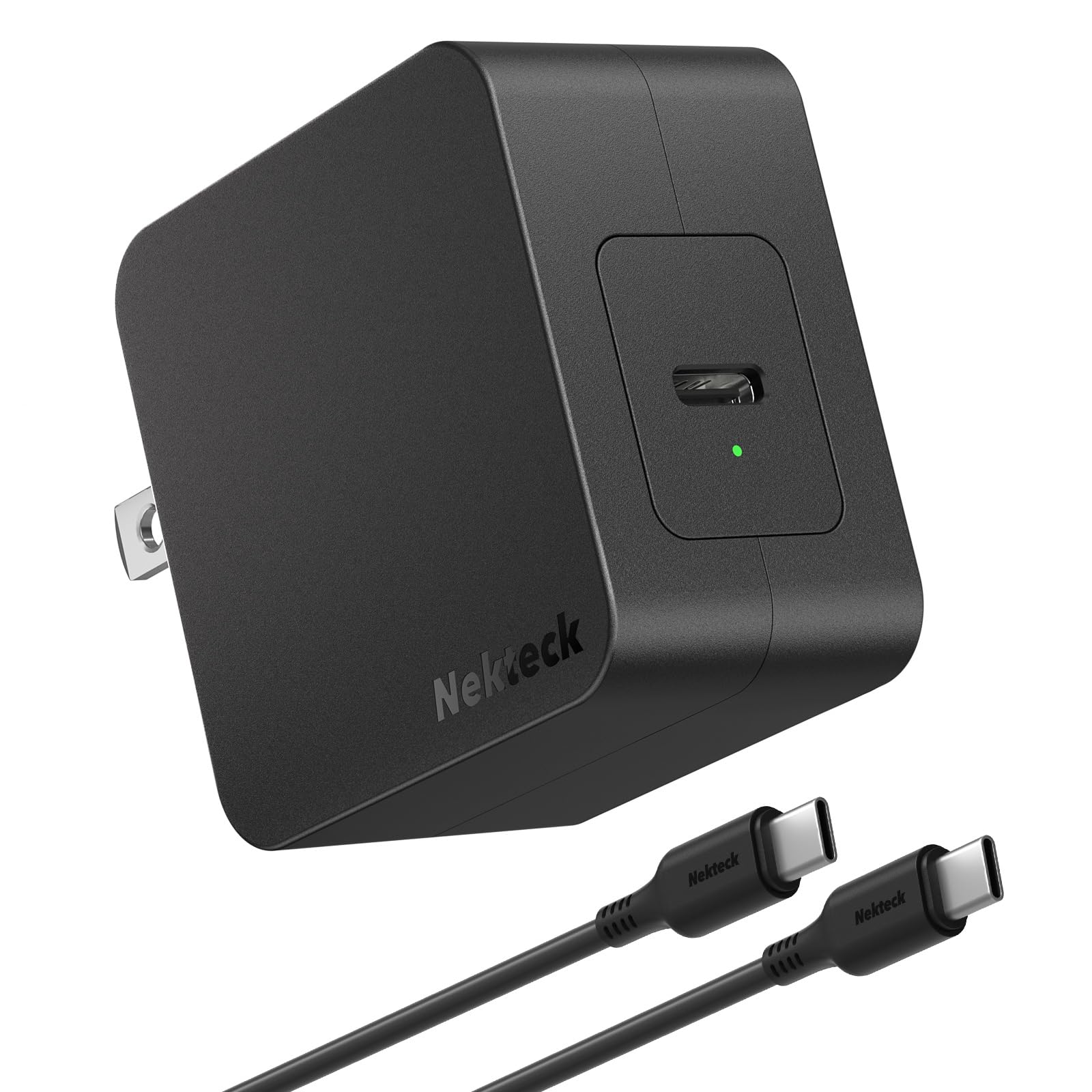 Nekteck 60W USB C Caricabatterie GaN con Cavo 2m