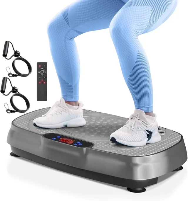 TISSCARE Vibration Plate pedana vibrante grigia fitness