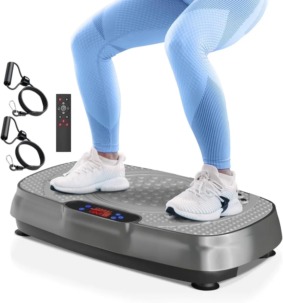 TISSCARE Vibration Plate pedana vibrante grigia fitness