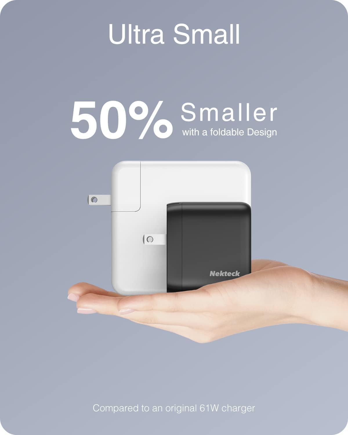 Nekteck Accessories & Charger caricabatterie USB-C GaN 65W PD
