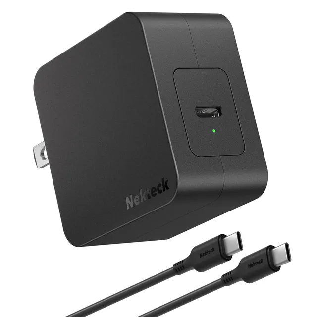Nekteck 60W USB C Caricabatterie GaN con Cavo 2m