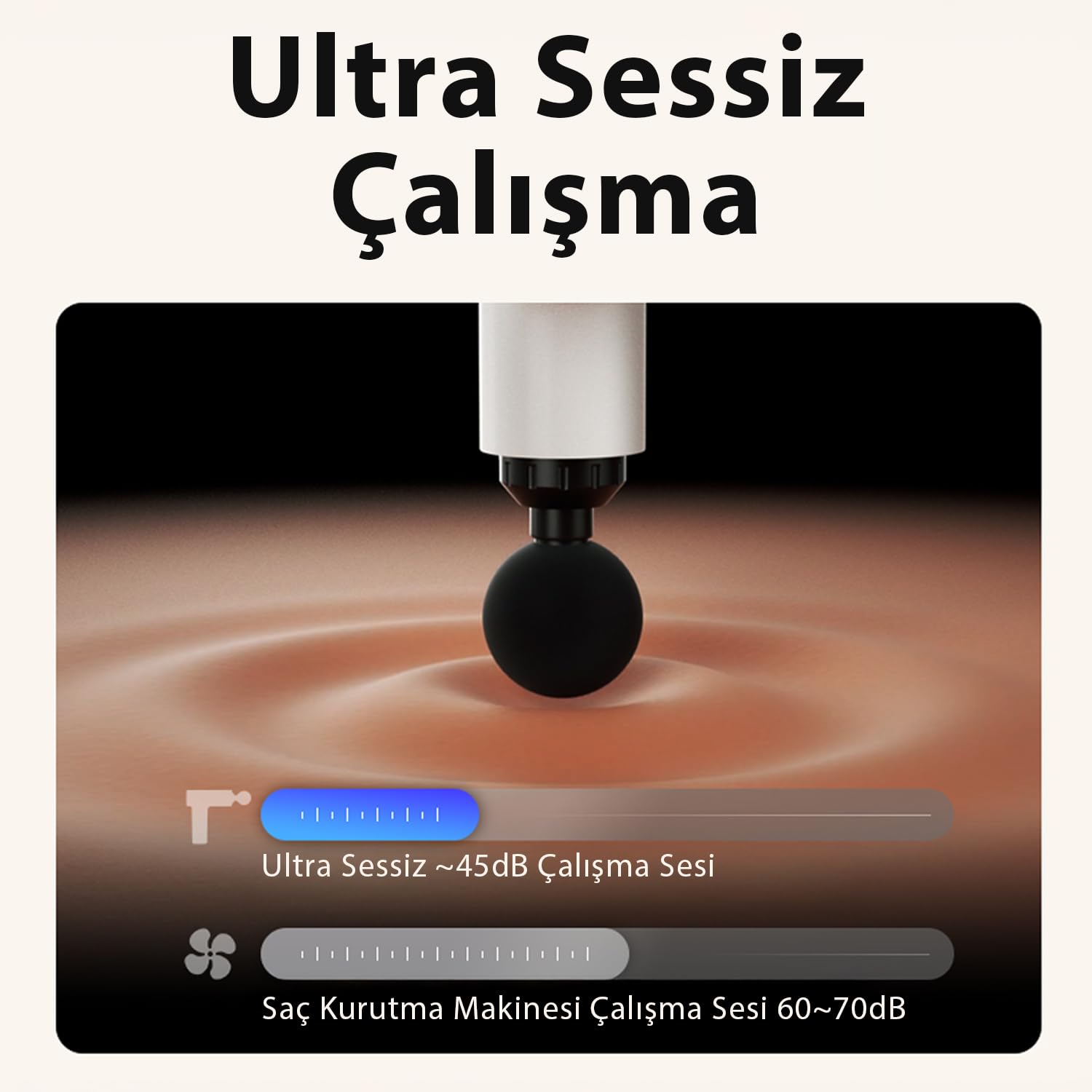 SKG F1 Pro massage gun massaggiatore calore luce rossa