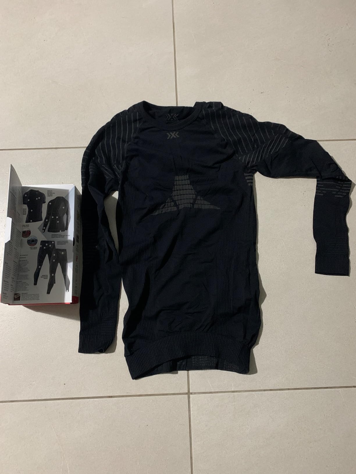 X-Bionic Invent 4.0 Maglia Termica Nero termoregolante