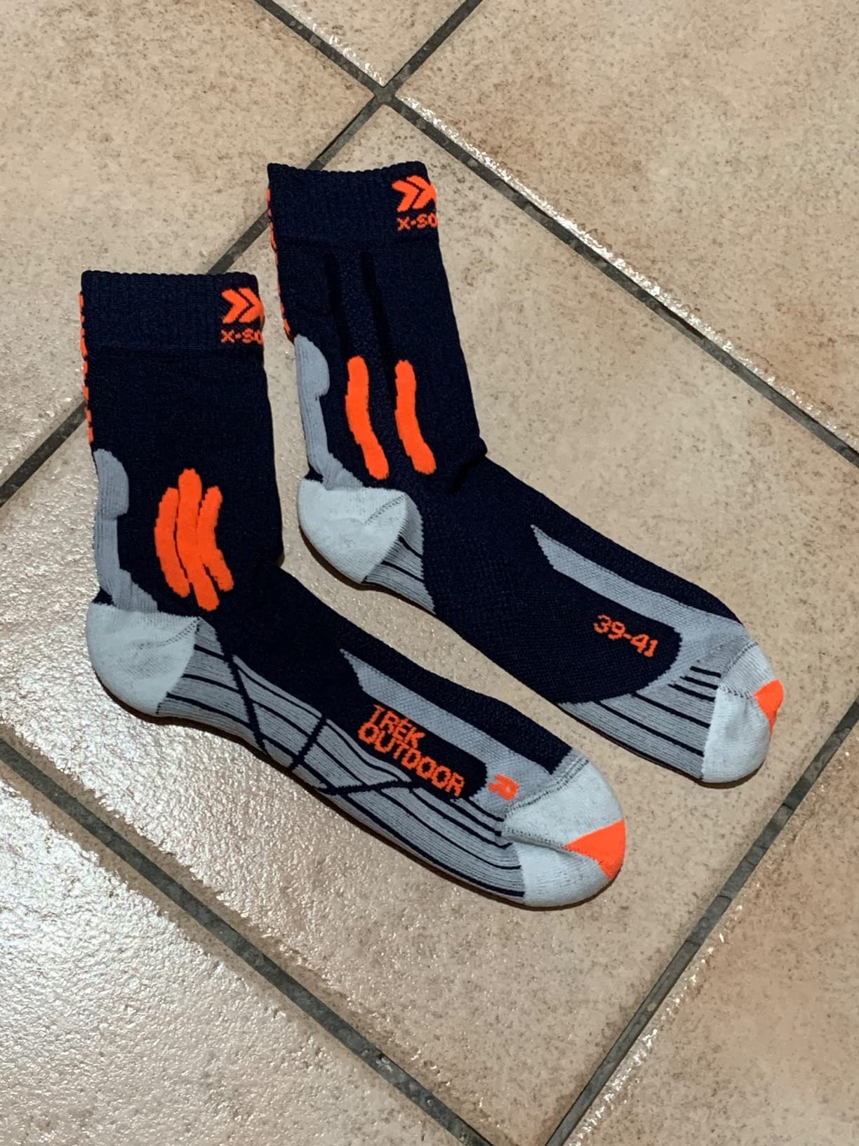 X-Socks Trek Outdoor 4.0 Calzini Trekking Blu/Arancione