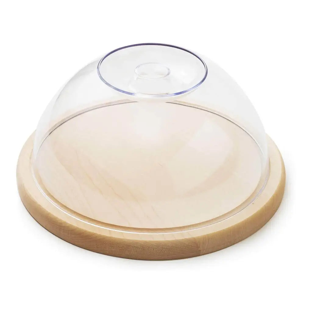 Tuuli Taglieri in legno rotondo faggio 24 cm con coperchio