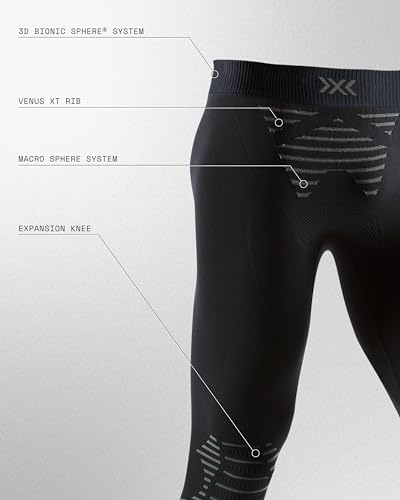 X-Bionic Invent 4.0 Pants 3/4 Leggings Uomo L termoregolanti