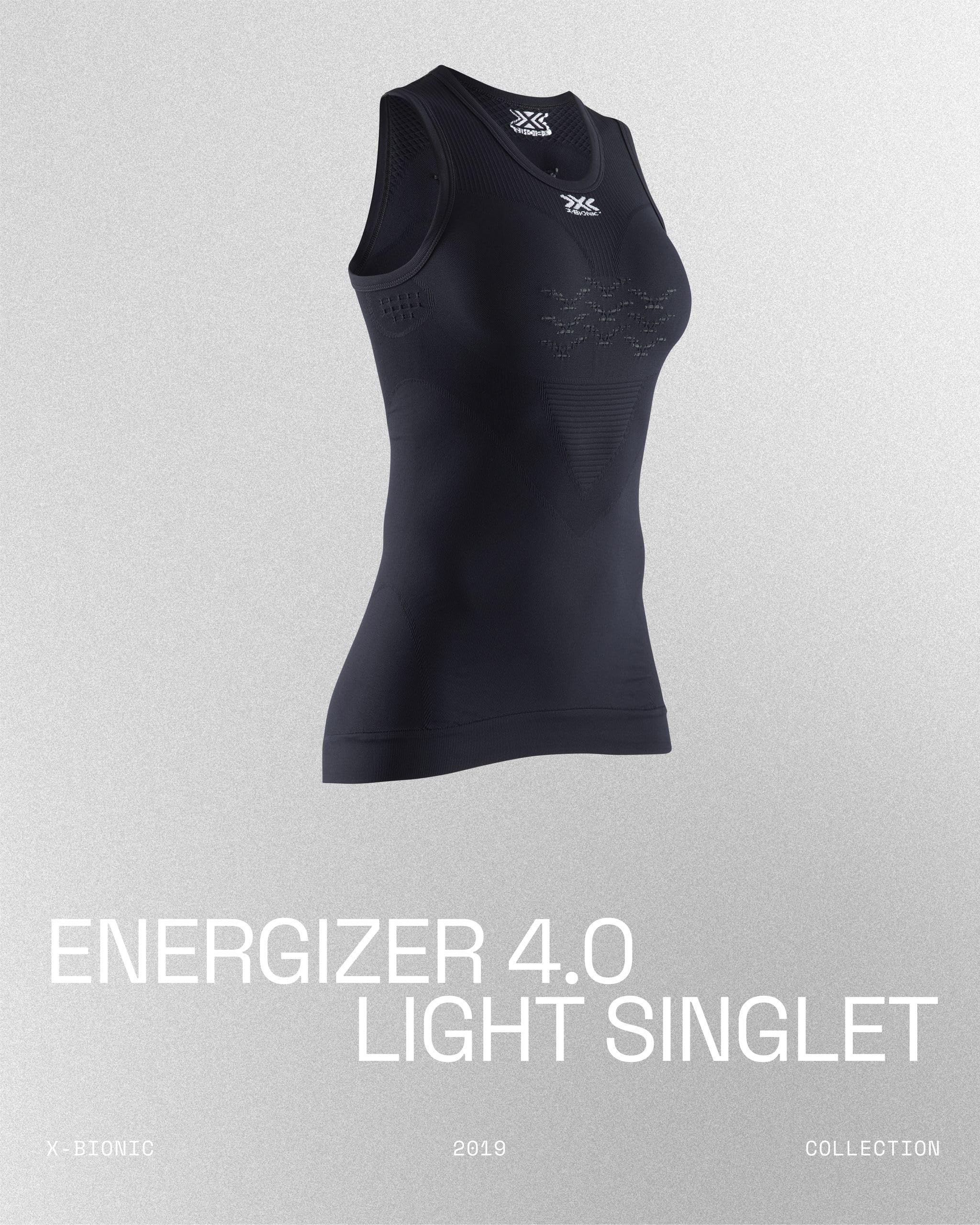 X-Bionic Energizer 4.0 Light singlet donna Arctic White traspirante