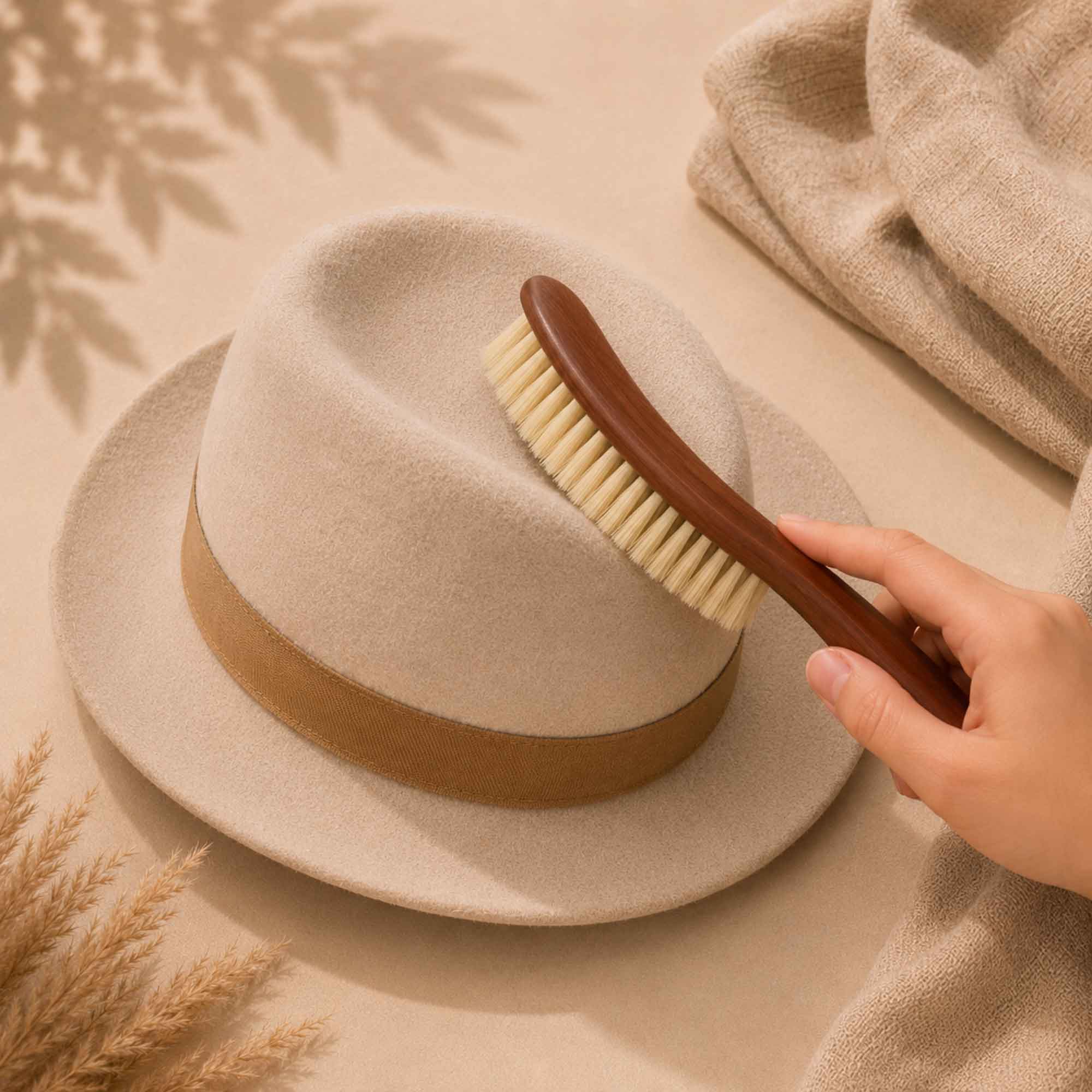 Tuuli Accessori casa Spazzola vestiti 24 cm legno di pero