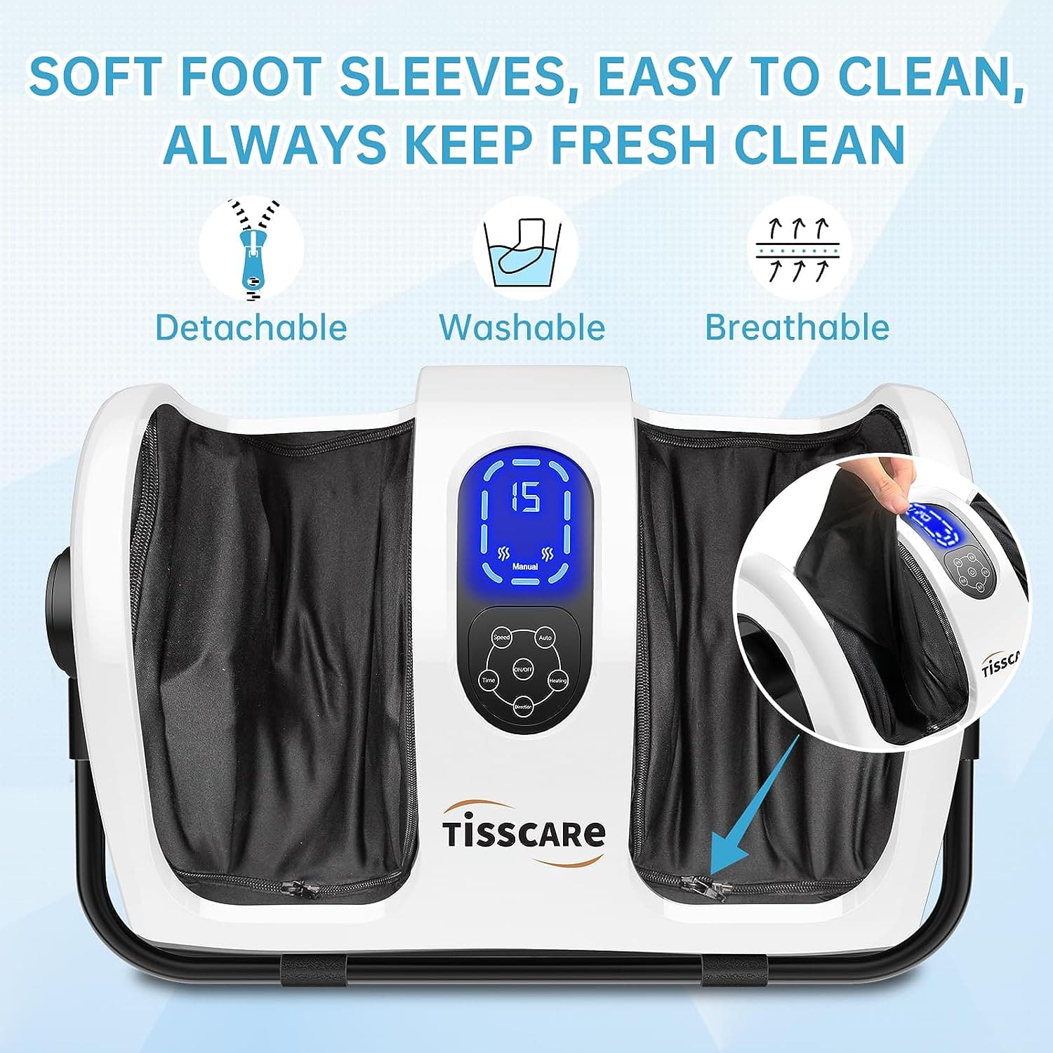 Tisscare Foot Massagers massaggiatore piedi shiatsu calore