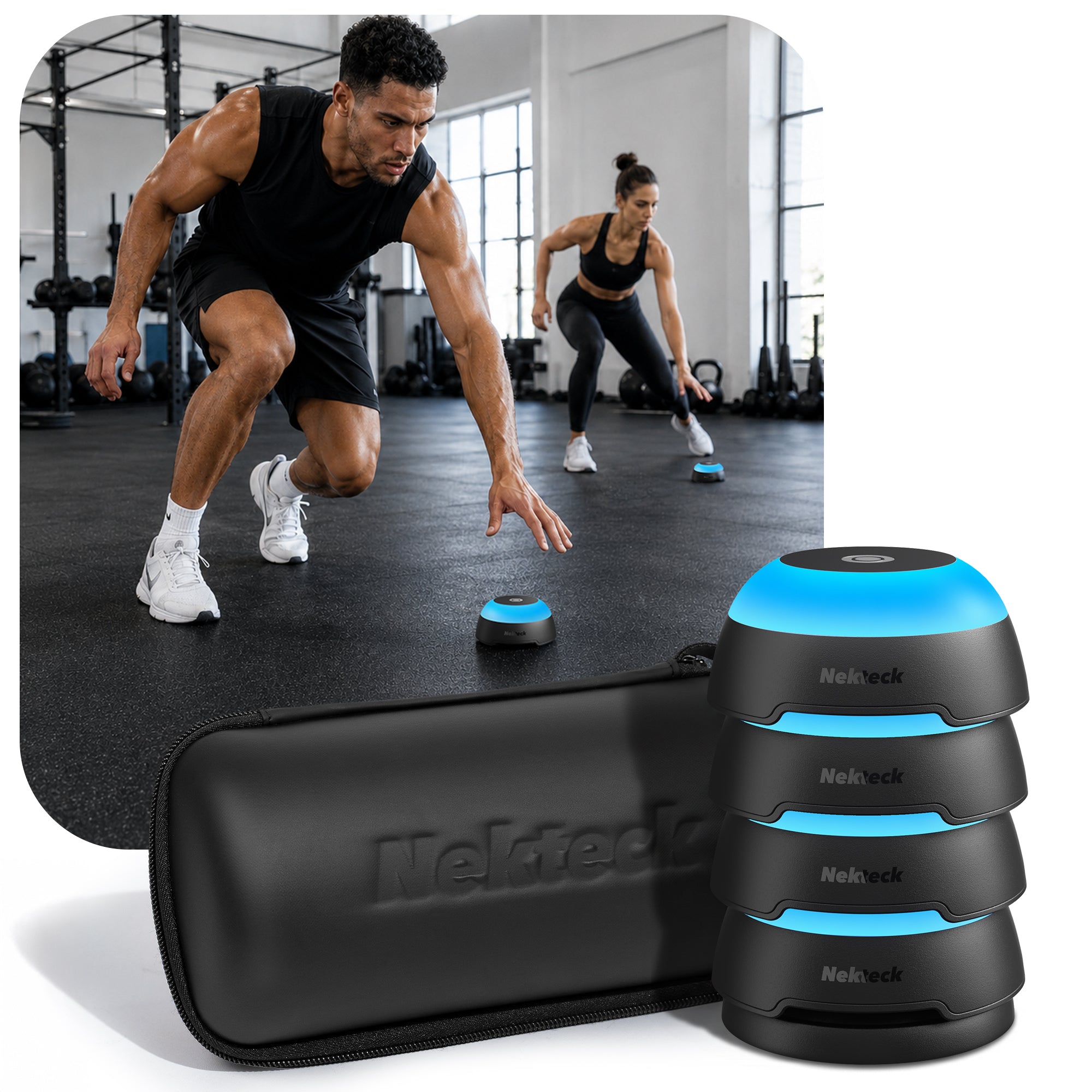 Nekteck Reaction Training kit luci smart 4 pod con app
