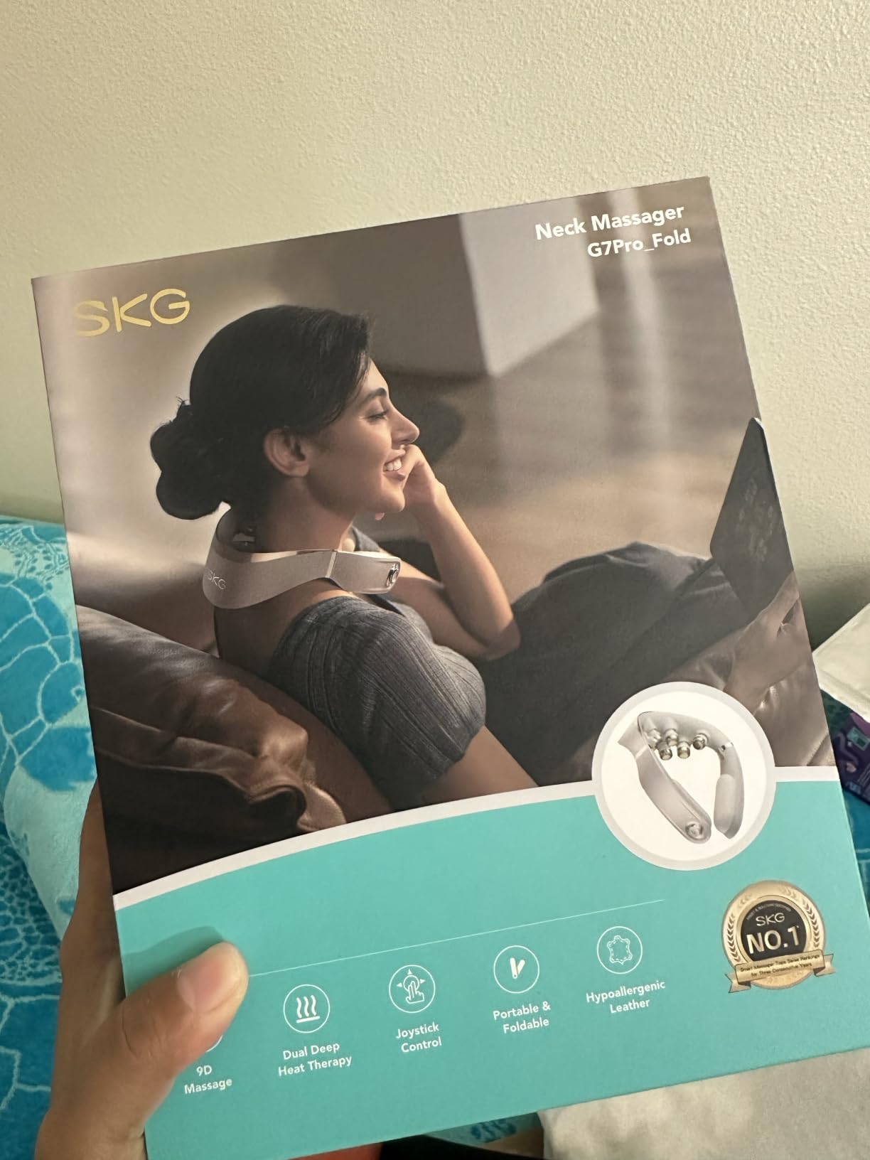 SKG Neck & Shoulder Massager G7 Pro Fold massaggiatore collo USB