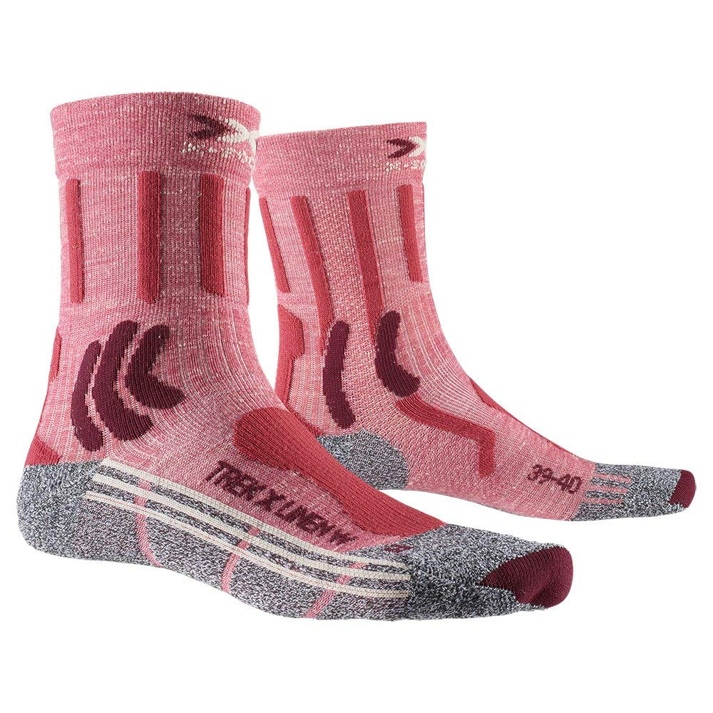 X-Socks Trek X Linen calze trekking donna 39-40 rosse
