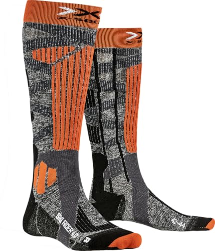 X-Socks Ski Rider 4.0 calze sci grigio arancione 35-38 termiche