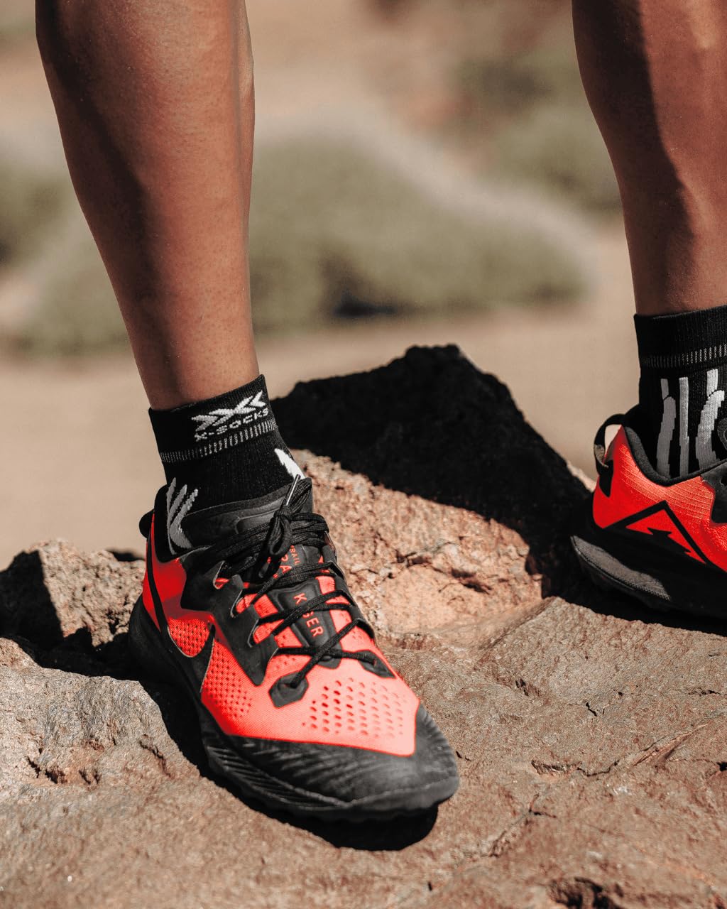 X-Socks Run Calze Running 42-44 Blu ventilate unisex