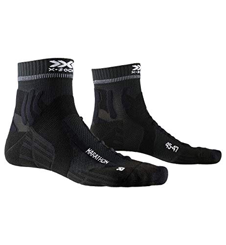 X-Socks Marathon Calze Corsa 44 Dark Ruby lunghe distanze