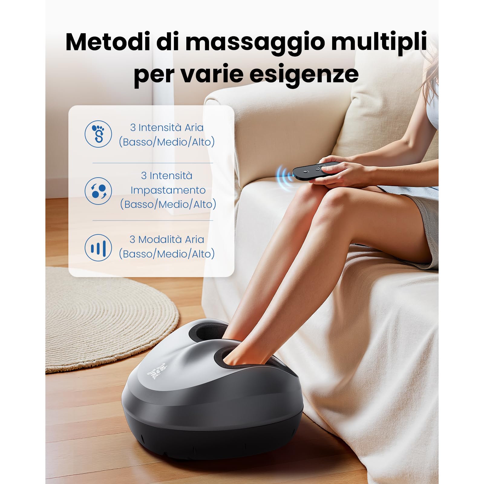Bob and Brad 721 massaggiatore piedi shiatsu con calore
