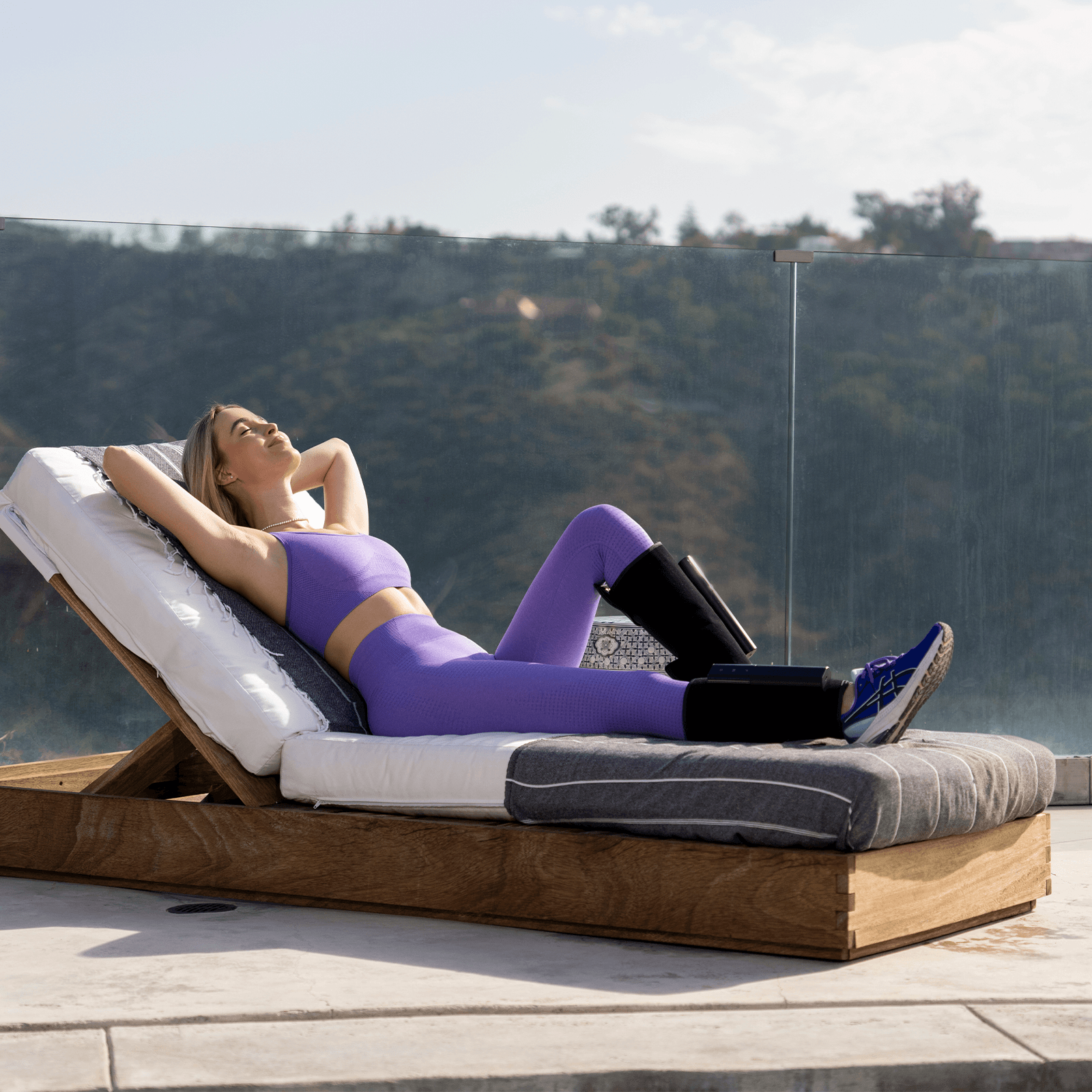 Nekteck Airflow Go Massaggiatore Gambe Compressione Cordless