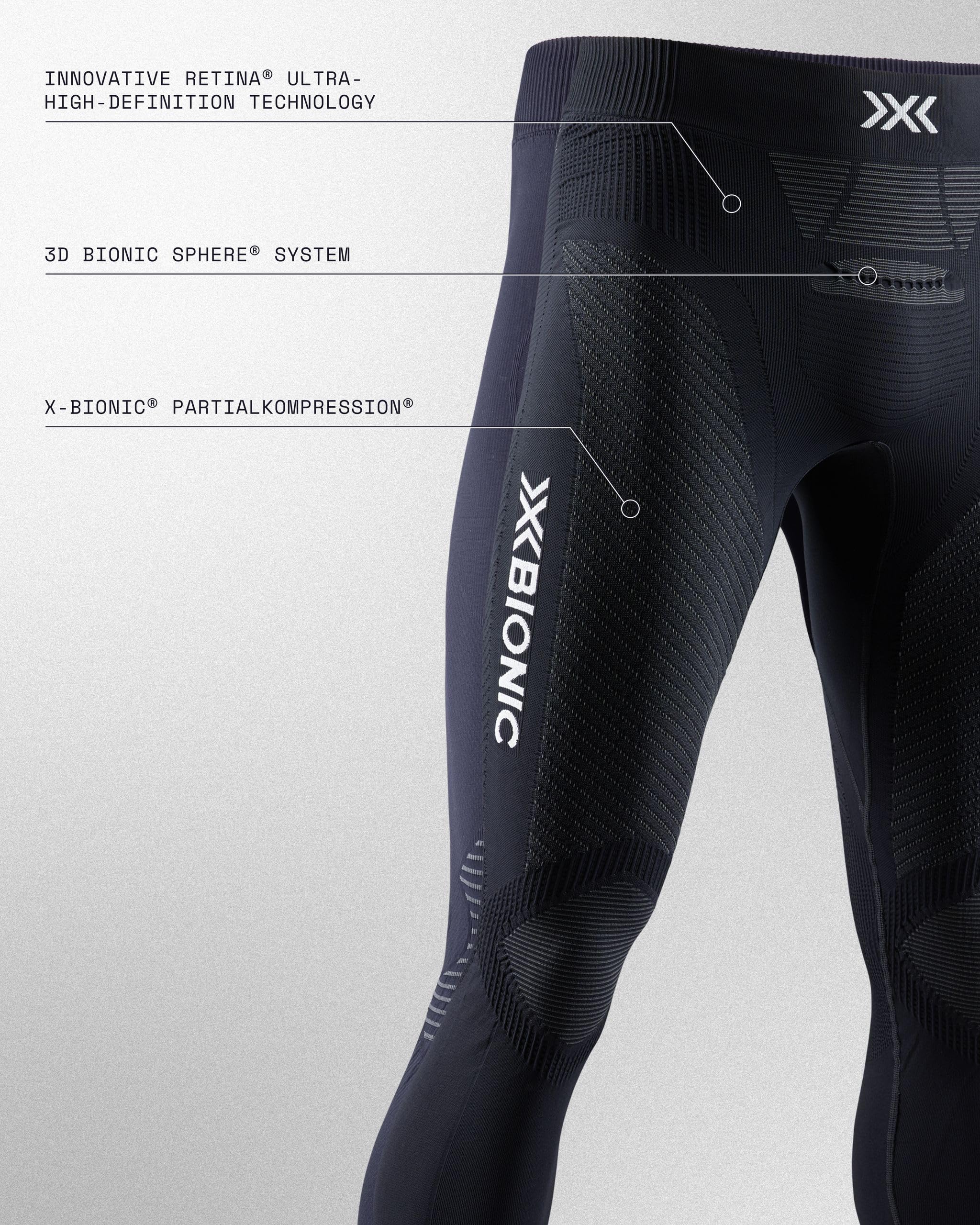 Bionic Invent 4.0 pantaloni corsa uomo XL baselayer termico
