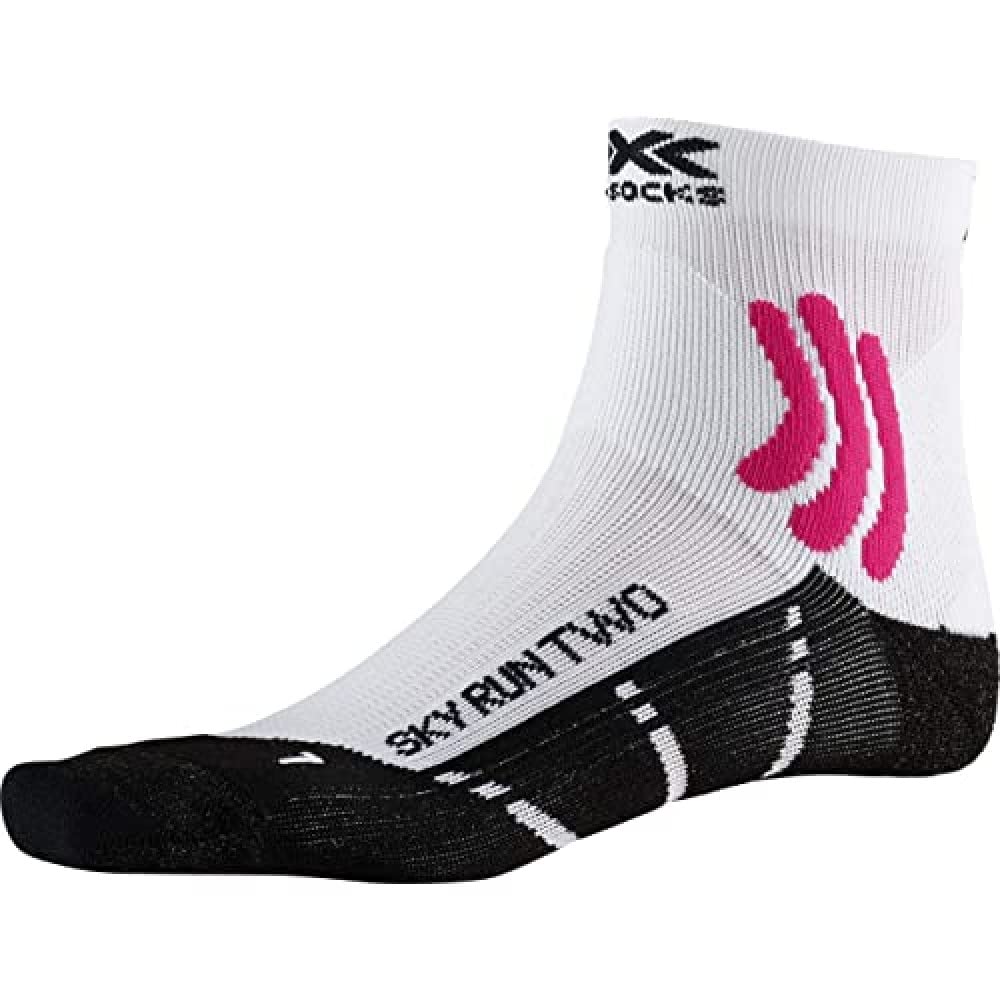 X-Socks Sky Run Two Calze running donna 37-38 Rosa Grigio