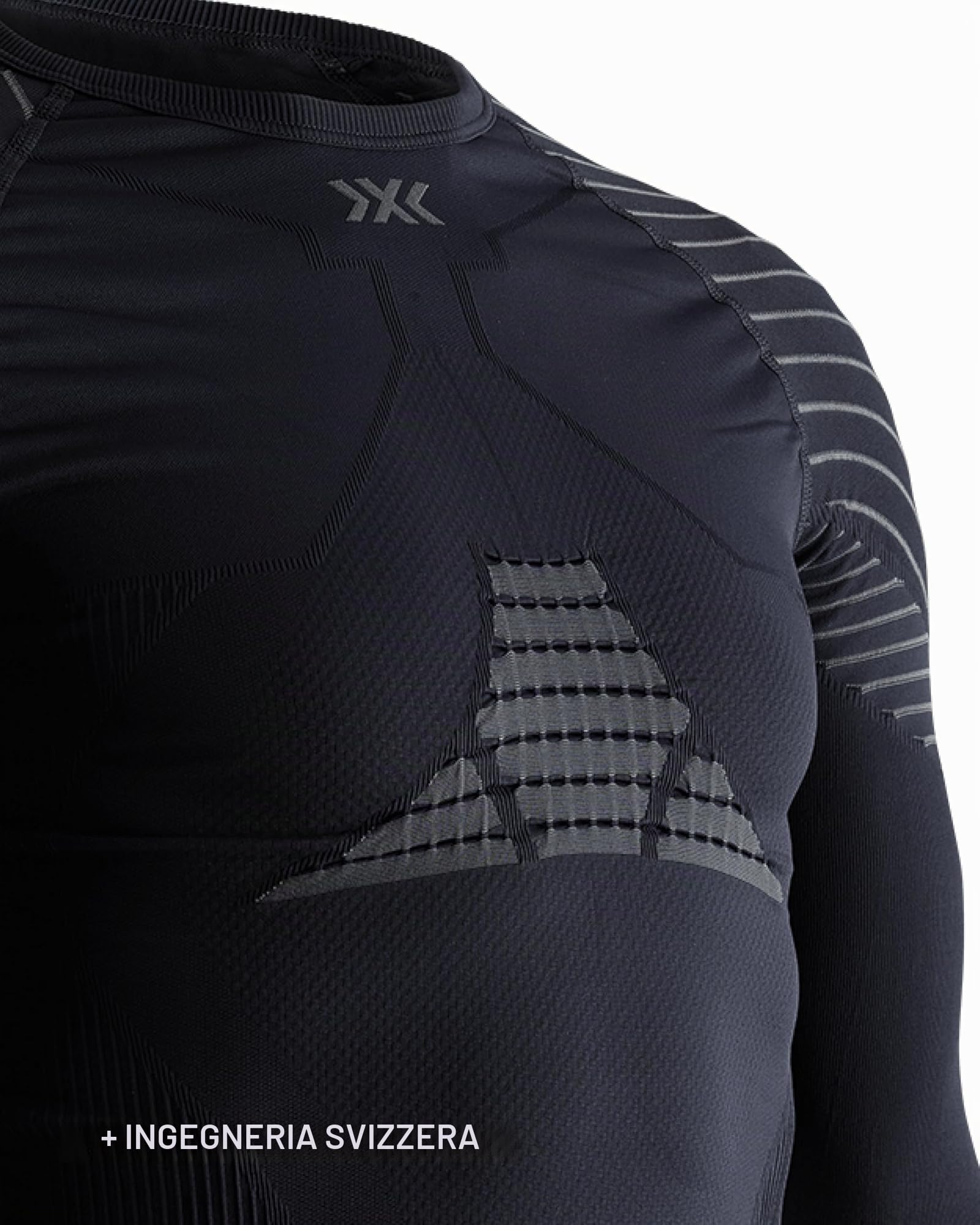 X-Bionic Invent 4.0 Maglia Termica Nero termoregolante