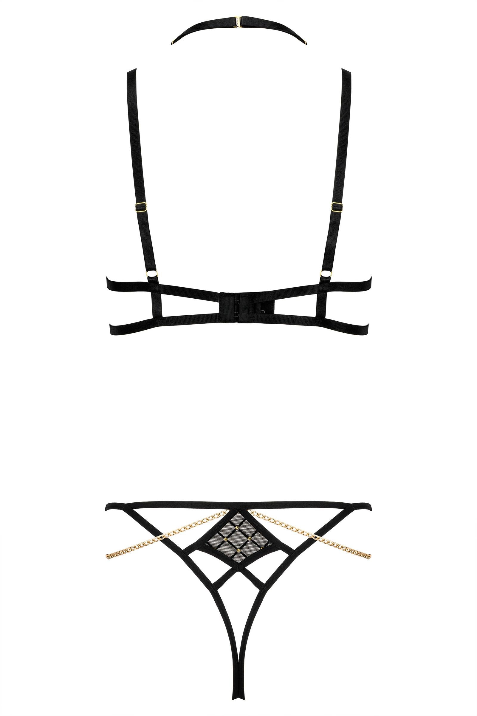 Kotek TP101 2-teilige Sets set catene oro nero S/M